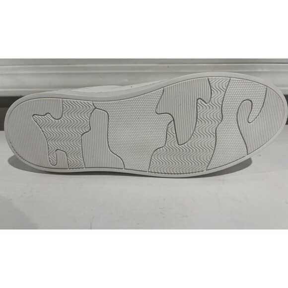 Bruno Magli Mens Lace Up Round Toe Low Top Sneakers White Leather Size 7 - Picture 8 of 11